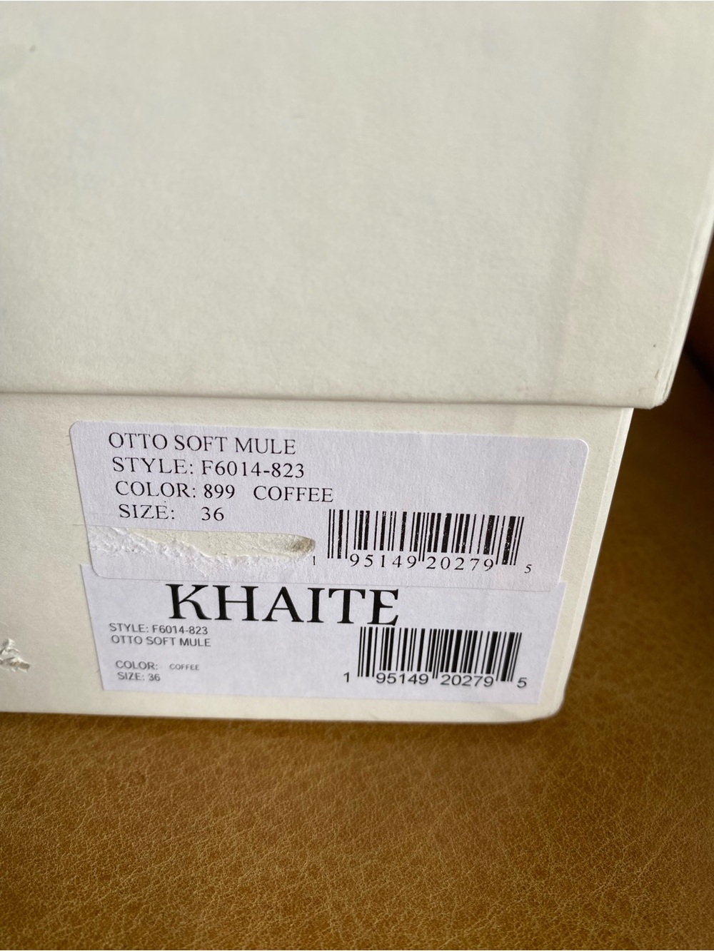 Khaite Otto Brown Leather Mules. Size 36. - Picture 11 of 15